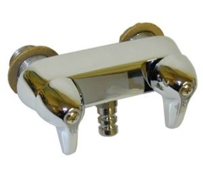 GENE RICH 684 Brass O-Type Bathcock Chrome-Plated