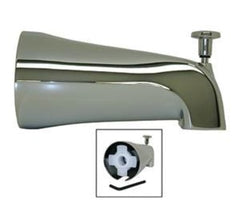 Gene Rich 640-K Bath Tub Diverter Spout Chrome Plated 5.188 in 1/2 in CWT