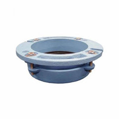 Jones Stephens C40430 4 x 3 inch Blue Cast Iron No-Caulk Closet Flange