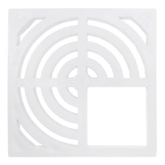 Jones Stephens S59011 9-1/8 in. PVC Three-Quarter Top Grate