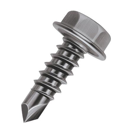 Malco BT133T Bit-Tip Screw Self Drilling #8-18 x 3/4 Inch 1/4 Hex Washer Head