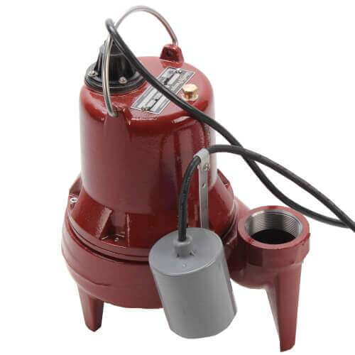 Liberty LE51A-2 1/2 HP Submersible Sewage Pump 115V 25 ft Cord