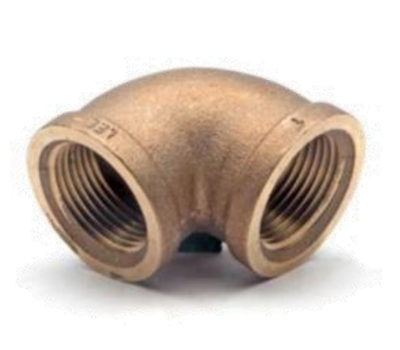 Matco-Norca B-L9005LF 1 Inch Lead Free Brass 90-Degree Elbow