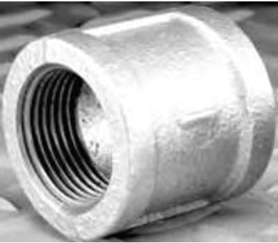 MATCO-NORCA ZMGCP08 Galvanized Malleable Coupling 2 Inch Silver