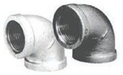 Matco-Norca ZMGL9003 Galvanized Malleable Iron Elbow 1/2 inch x 1/2 inch 90 Degree Threaded