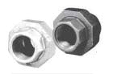 Matco Norca ZMGUN06 1-1/4 Inch Female Threaded Class 150 Galvanized Malleable Iron Union