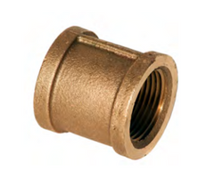 Merit Brass CCPLG38 3/8 Inch Chrome-Plated Brass Coupling