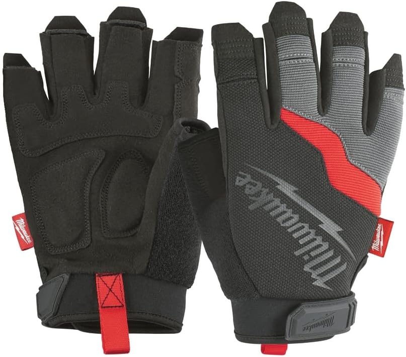 Milwaukee 48-22-8741 Fingerless Work Gloves Medium