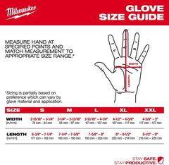 Milwaukee 48-22-8741 Fingerless Work Gloves Medium