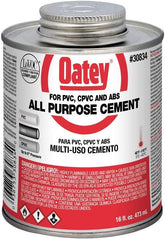 Oatey 30834 Cement 16 oz Milky Clear All-Purpose