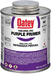 Oatey 30757 Purple PVC Primer 16 oz For PVC CPVC Pipe