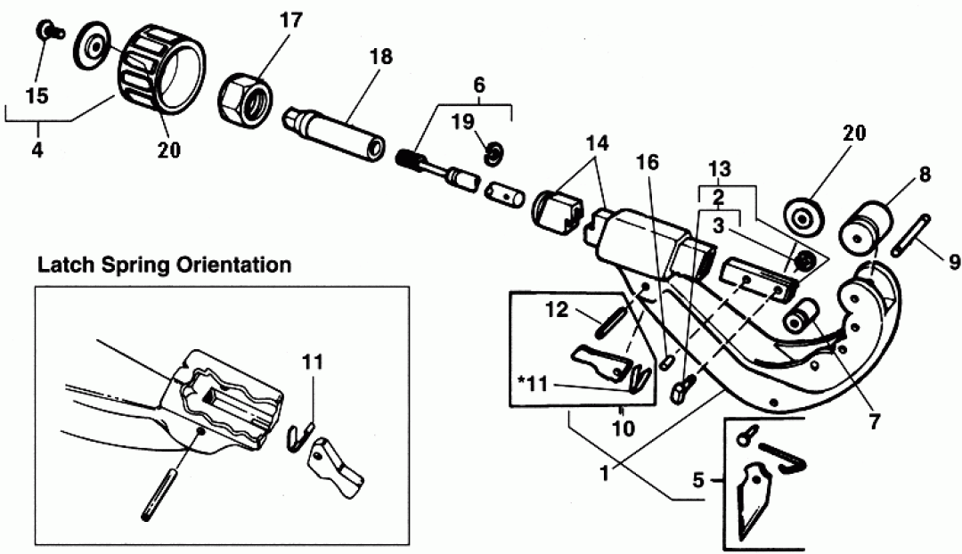 RIDGID 33805 Pin, Wheel with Clip 205