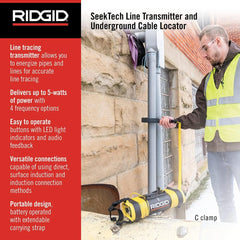 RIDGID 21898 SeekTech ST-305 Line Transmitter 5 Watt Small