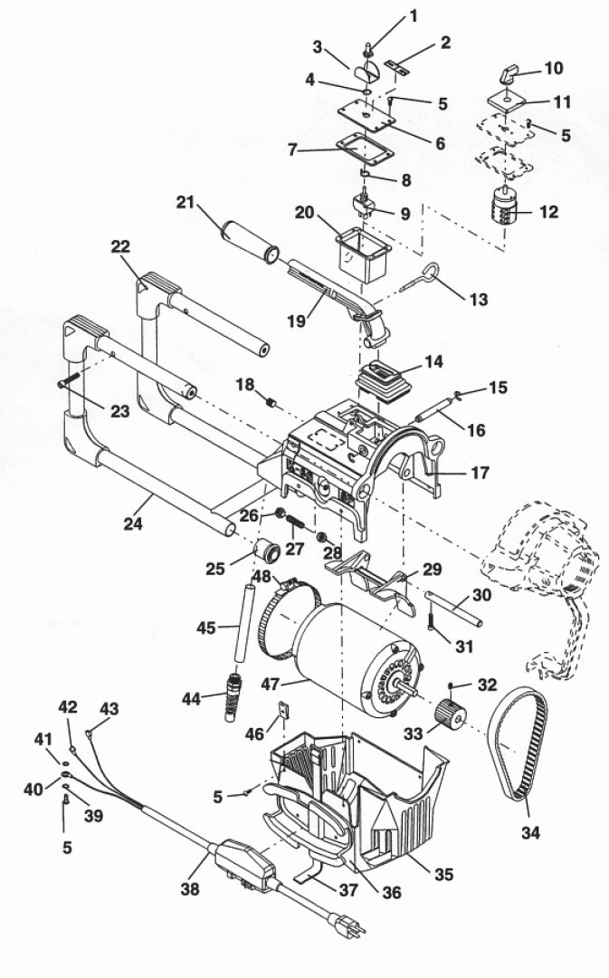 RIDGID 66907 Wrap Cord K60SP