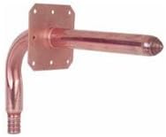 Sioux Chief 630X248E Copper Stub Out Elbow for 1/2 Inch PEX Tubing With Ear