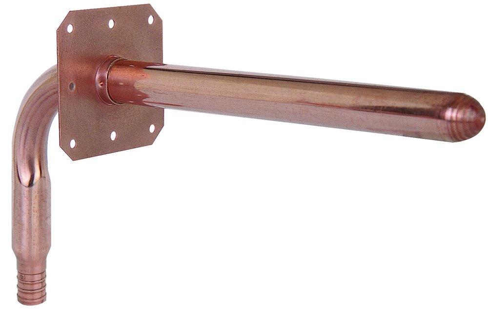 Sioux Chief 630X248E Copper Stub Out Elbow for 1/2 Inch PEX Tubing With Ear