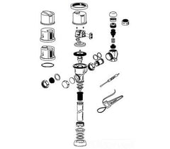 Sloan EBV18 Rubber Quad Ring for Optima Flushometer