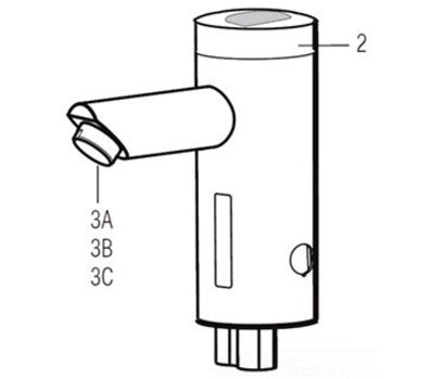 Sloan EAF1003A Battery Replacement Kit for EAF250/275/750 Faucets