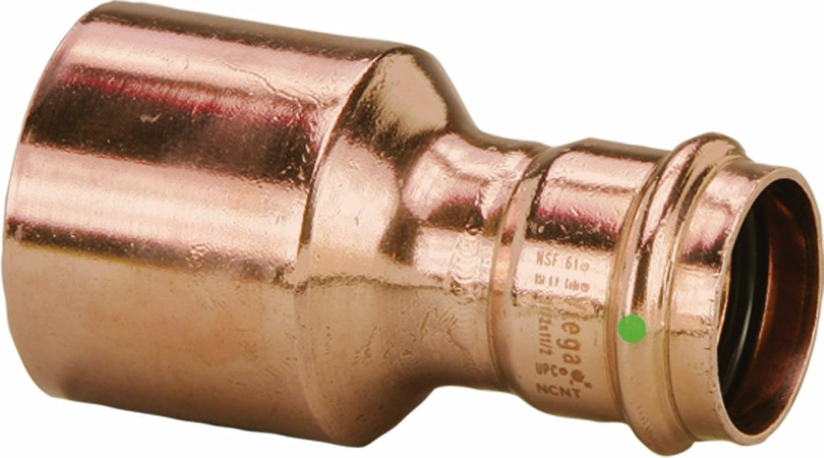 Viega 20815 ProPress Copper Reducer FTG x Press 2-1/2 Inch by 1-1/4 Inch