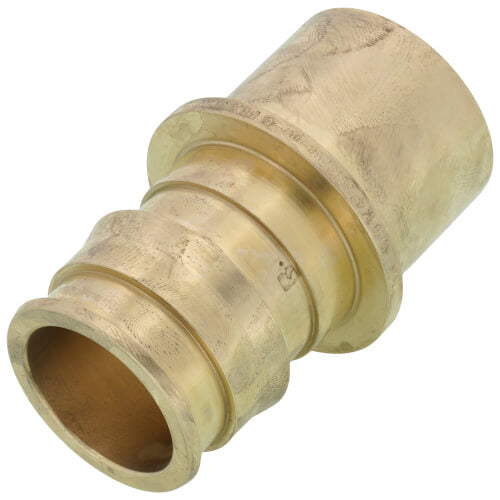 Uponor LF4501313 ProPEX 1-1/4 Inch Brass PEX Expansion x Male Sweat Adapter