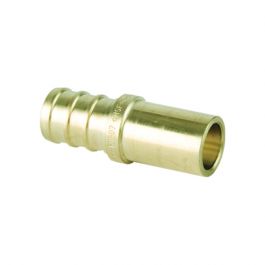 Viega 46633 Adapter 1/2 Inch Crimp x Fitting Brass Domestic 1.33 Inches