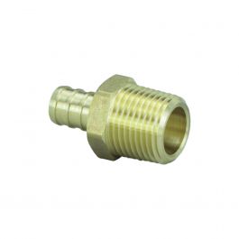 Viega 46361 Adapter 1 x 3/4 Inch CRP x MNPT Brass Domestic