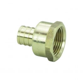 Viega 46334 Adapter 1/2 x 3/4 inch Crimp x FNPT Brass Domestic