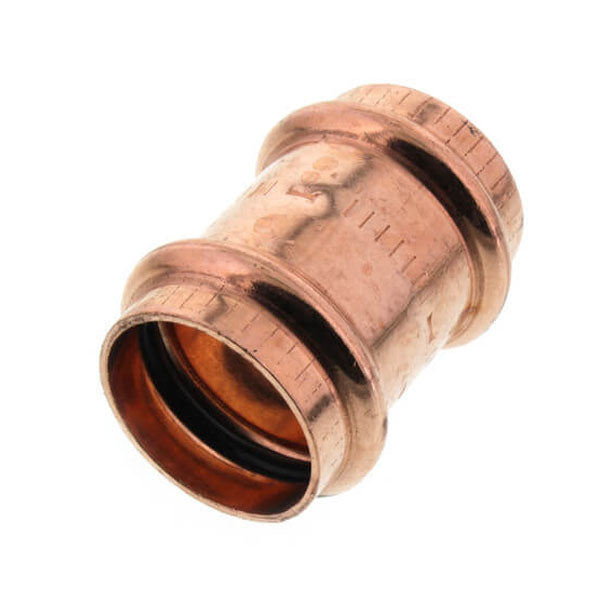 Viega 78062 ProPress Zero Lead Copper Coupling with Stop 1-1/4-Inch P x P