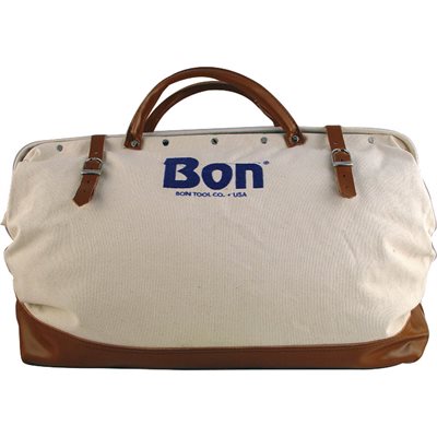 Bon 11-126 Tool Bag - 24 Canvas With Leather Bottom