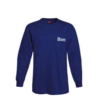 Bon 01-223 Long Sleeve Pocket T Shirt Large