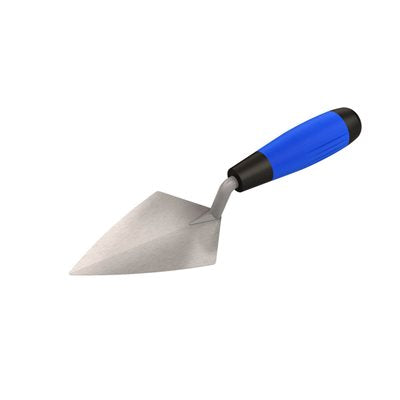 Bon 11-754 Carbon Steel Pointing Trowel - 6 Inches with Comfort Grip Handle