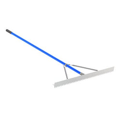 Bon 12-226 Sharp Tooth Lute Rake - 42 Blade with 6' Handle