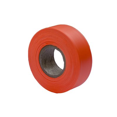 Bon 14-737 Flagging Tape Fluorescent Orange 150 Feet x 1 3/16 Inches 12 Pack