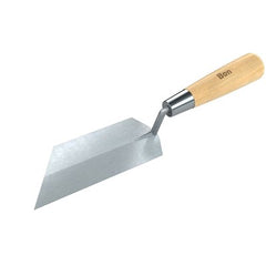 Bon 21-161 45° Angle Margin Trowel - Right with Wood Handle