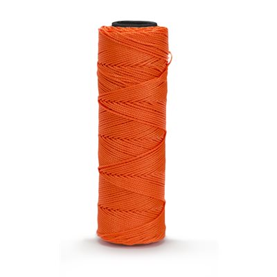 Bon 81-175 EZC Twisted Neon Nylon Line 1000 feet Neon Orange