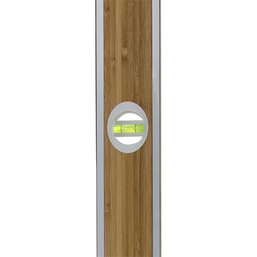 Bon 34-218 Bamboo Wood Level 24 Inches Aluminum I Beam