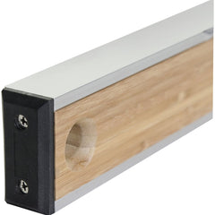 Bon 34-218 Bamboo Wood Level 24 Inches Aluminum I Beam