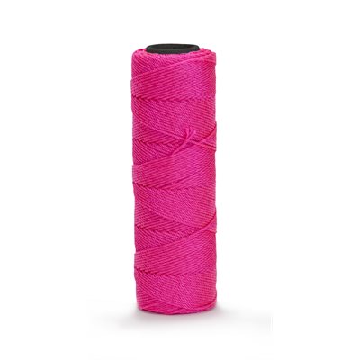 Bon 81-185 EZC Twisted Neon Nylon Line - 1000' Neon Pink