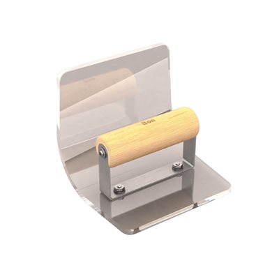 Bon 82-121 Plexiglass Inside Step Tool - 6 x 5 - 2 Radius Wood Handle