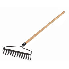 Bon 84-212 Bow Head Rake 16 With 54 Wood Handle