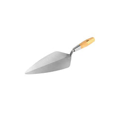 Bon Pro Plus 72-232 Narrow London Pro Carbon Steel Brick Trowel - 10 with Wood Handle