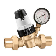 Caleffi 535761HA 1 PEX Crimp Reducing Valve With Gauge