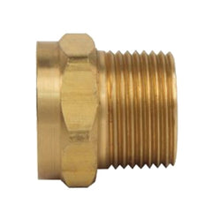 BrassCraft HU21-12-12X Rough Brass Garden Hose Adapter 3/4 in FHT x MIP Lead-Free