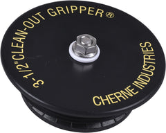 Cherne 270138 Gripper Mechanical Clean Out Plug 3-1/2 Inches Black