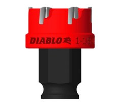 Diablo DHS1125CF Steel Demon 1-1/8 in. Carbide Teeth Hole Cutter Snap-Lock Plus Mandrel System