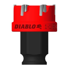 Diablo DHS1125CF Steel Demon 1-1/8 in. Carbide Teeth Hole Cutter Snap-Lock Plus Mandrel System