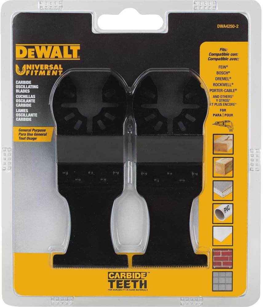 DeWalt DWA4250 Carbide Oscillating Blade 1-3/8 Inch