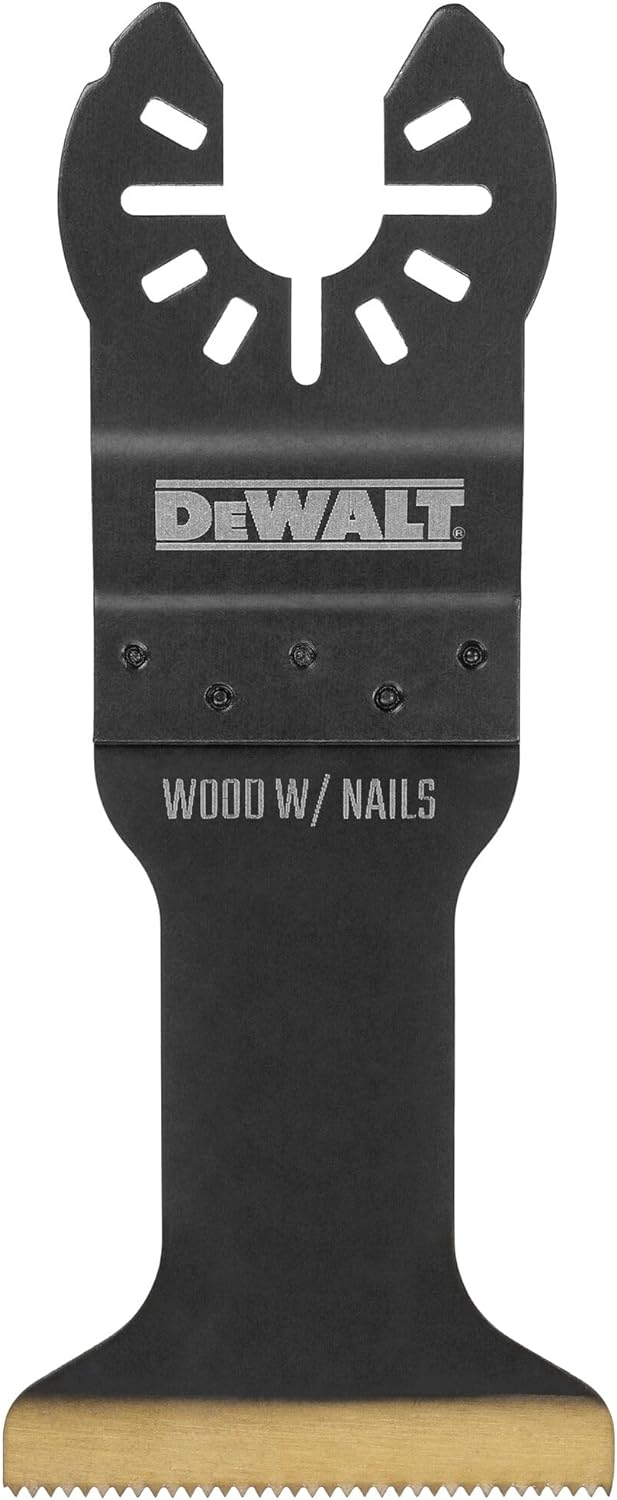 Dewalt DWA4204 Titanium Oscillating Tool Blade for Cutting Wood with Nails