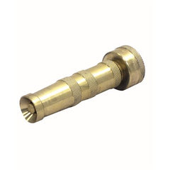 Gilmour 84-308 Brass Rainbow Hose Nozzle Adjustable Spray Pattern