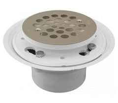 Jones Stephens D50500 2 in. PVC Shower Drain with Stainless Steel Strainer